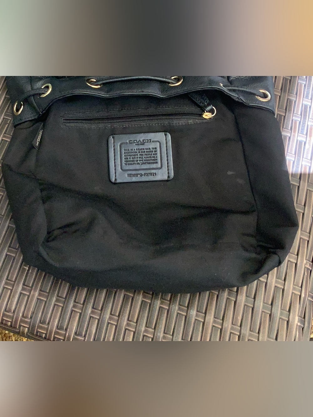 Coach Black Billie Mini Backpack - Picture 8 of 13